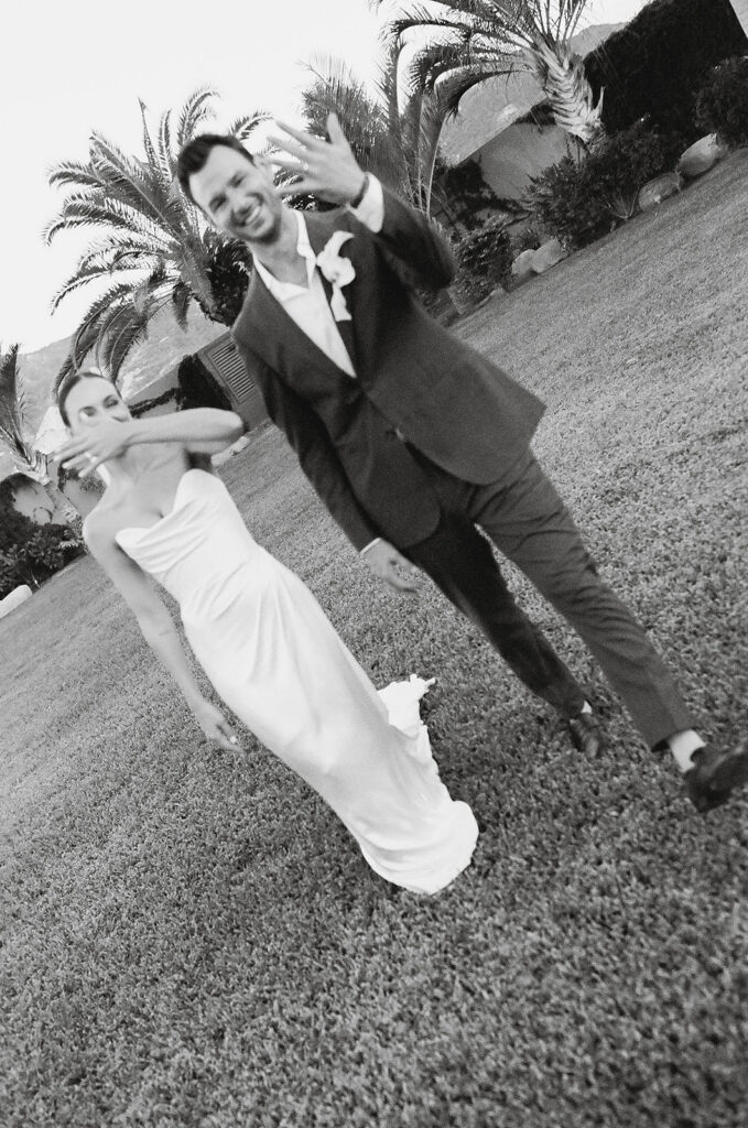 editorial bride and groom moment during their cabo wedding in baja luna