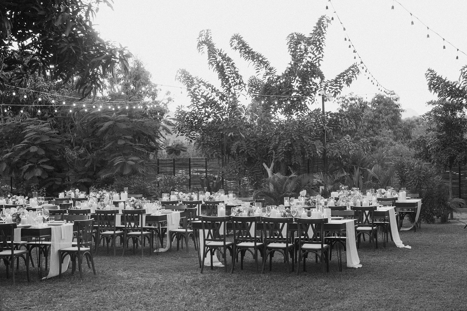 elegant outdoor wedding reception in cabo