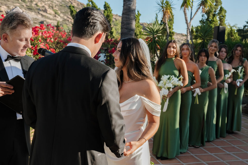 hummingbird nest ranch wedding ceremony