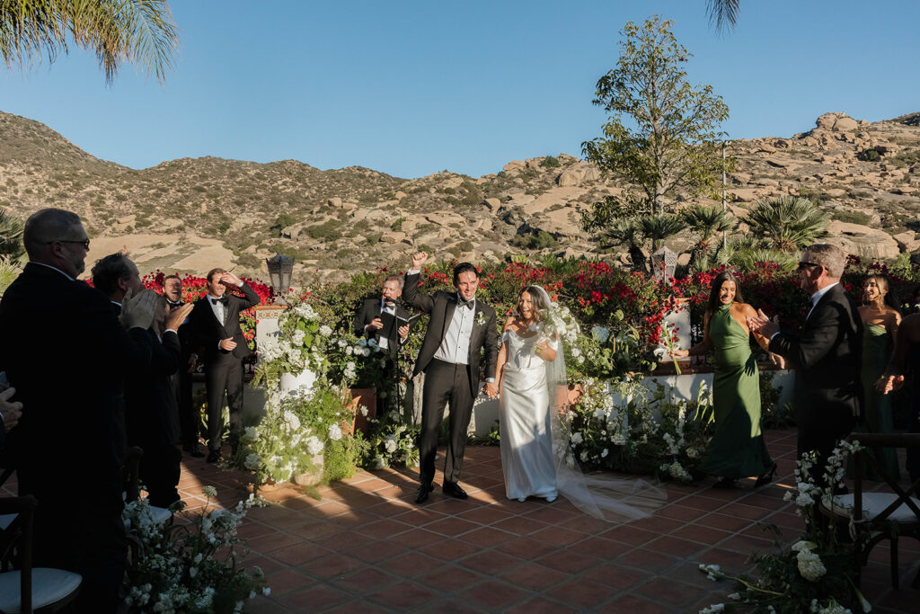 hummingbird nest ranch wedding ceremony