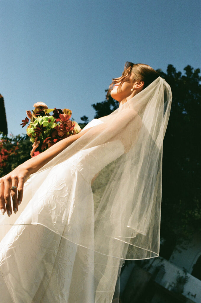 editorial inspired bridal portrait