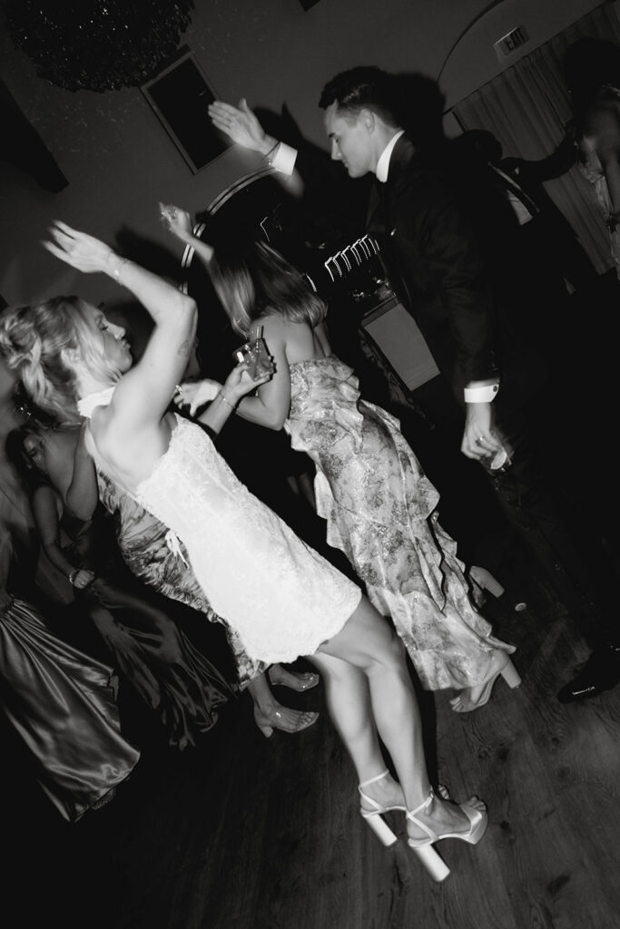 fun wedding reception dancing moments