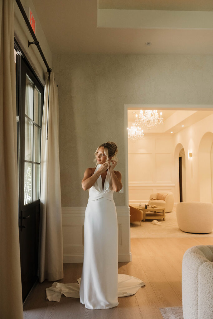 bride getting ready