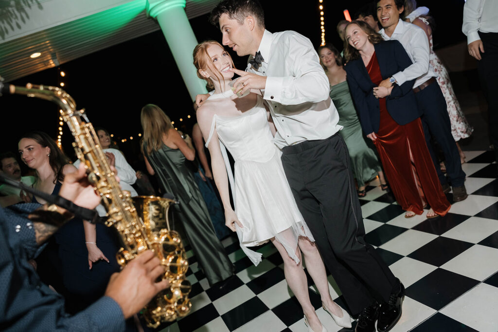 candid wedding reception dancing moments