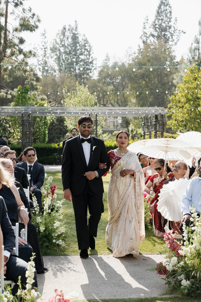 candid moments during rancho bernardo inn wedding ceremony