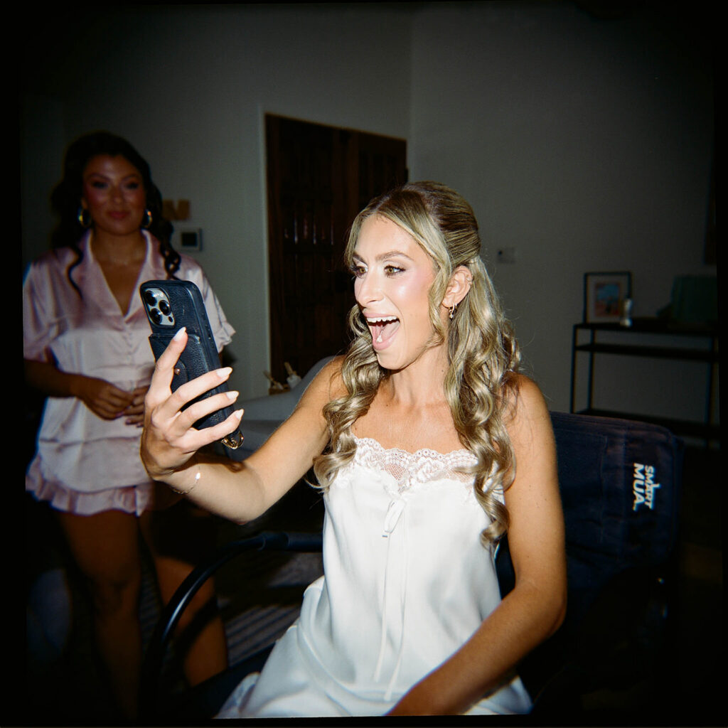 bride getting ready