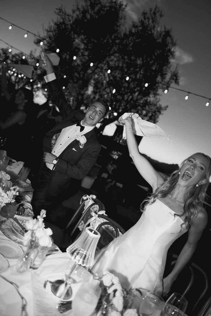 candid wedding reception moments at cielo farms