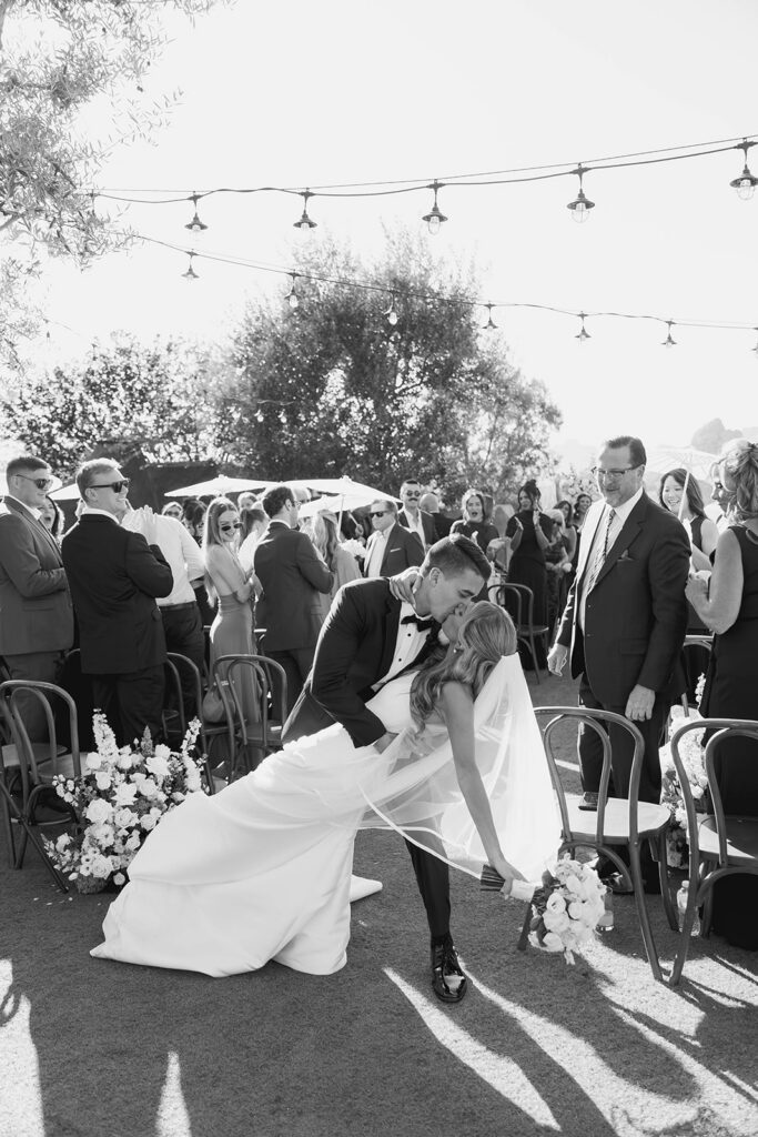 candid wedding ceremony moments at cielo farms malibu